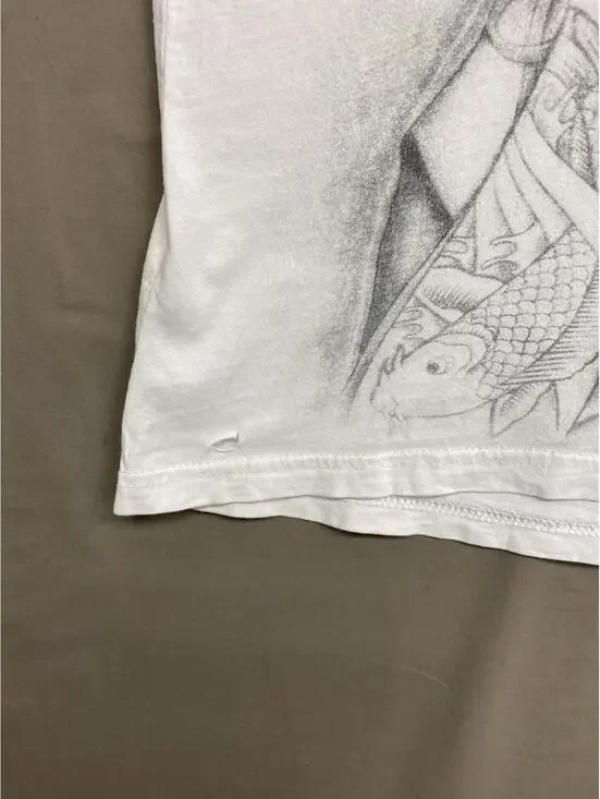 effekt Artist Collection Artwork By IZZY White Graphic T-Shirt Size S - Picture 6 of 8